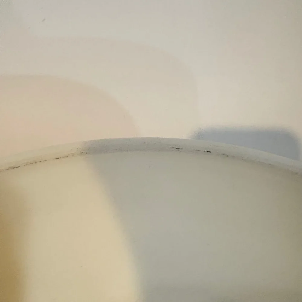 Vintage Pyrex 403 White Milk Glass Mixing Bowl 2.5 Quart Round Nesting Bowl
